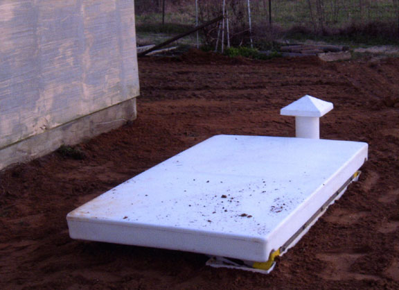 Installed Underground Shelter, Installed Tornado Shelter, Storm Shelter in the ground